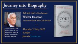 VIDEO — Journey Into Biography — Pembroke Q&A with Walter Isaacson
