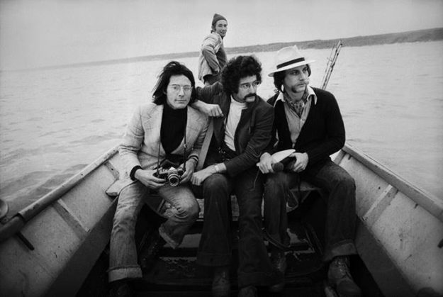 Tom Herman '72, David Burnett and Robert Weiner -- just off Omaha Beach (Normandy, 1974)