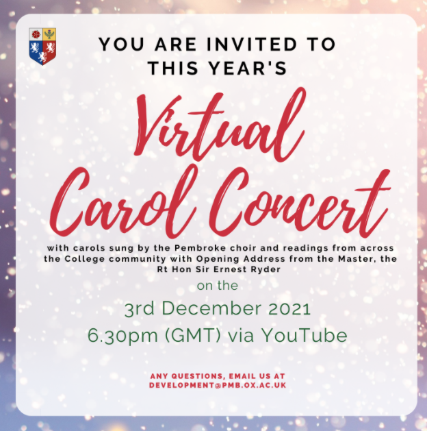 Virtual Carol Concert 2021 Pembroke